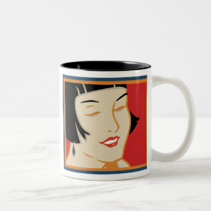 "JAZZ-BABY" Kaffee-Tasse Zweifarbige Tasse