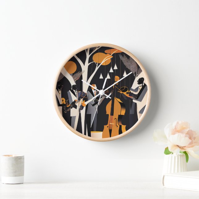 Jazz Band Clock Uhr (Zuhause)