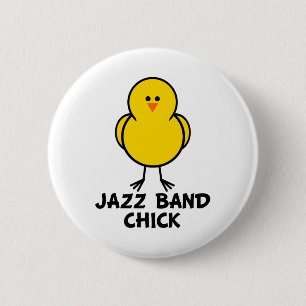 Jazz-Band-Küken Button