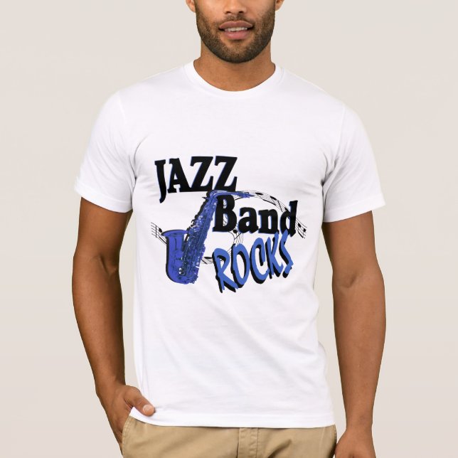 Jazz Band Rocks T-Shirt (Vorderseite)