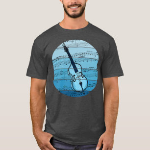 Jazz Bassist Music Notation Double Bass Teacher Mu T-Shirt