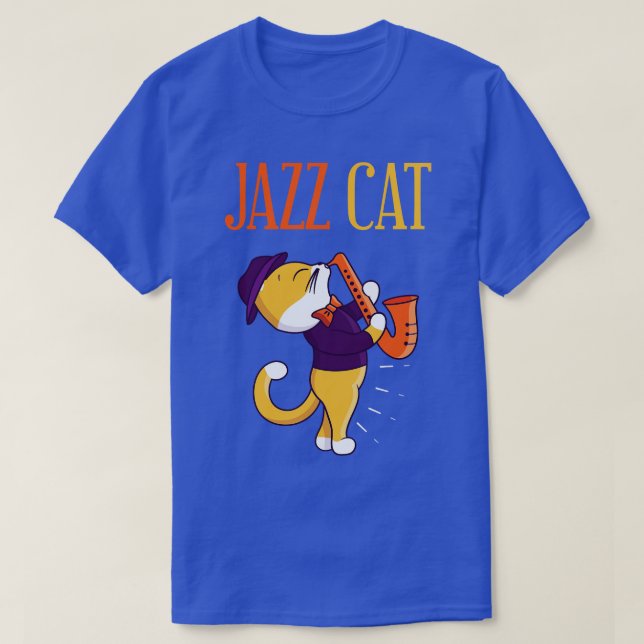 Jazz Cat T-Shirt (Design vorne)