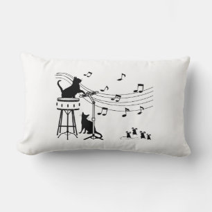 Jazz Cats   Trum Lumbar Kissen