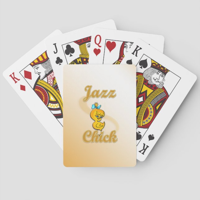 Jazz Chick Spielkarten (Rückseite)