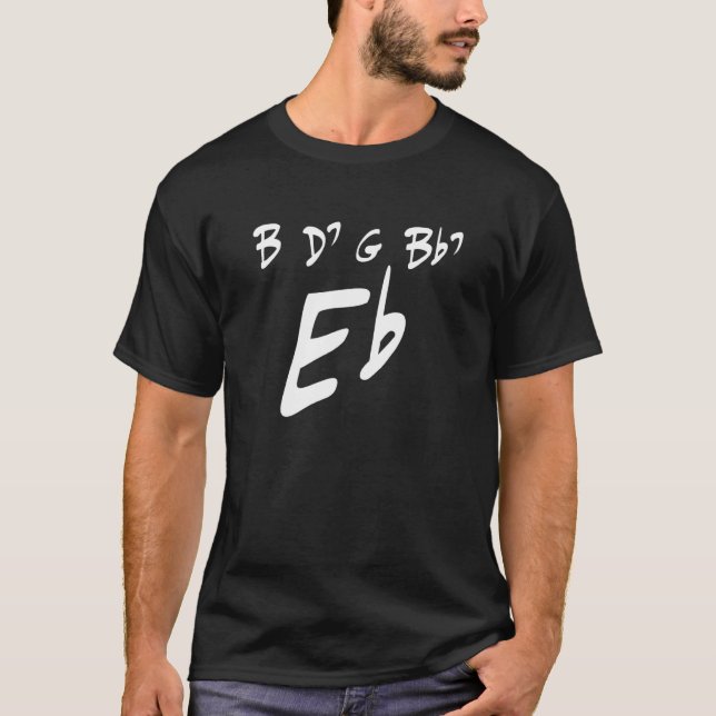 Jazz Chord Theaterbuch Musikermusik T-Shirt (Vorderseite)