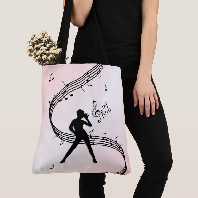Jazz Dance Pink Music Tote Tasche (Von Nahem)