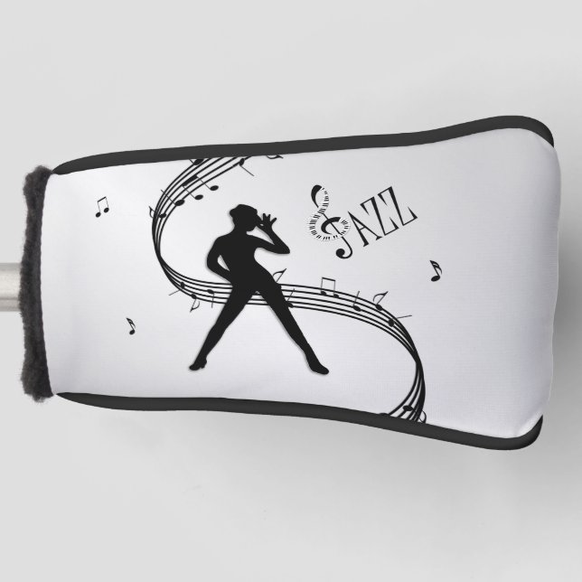 Jazz Dance Silver Golf Headcover (Vorderseite)