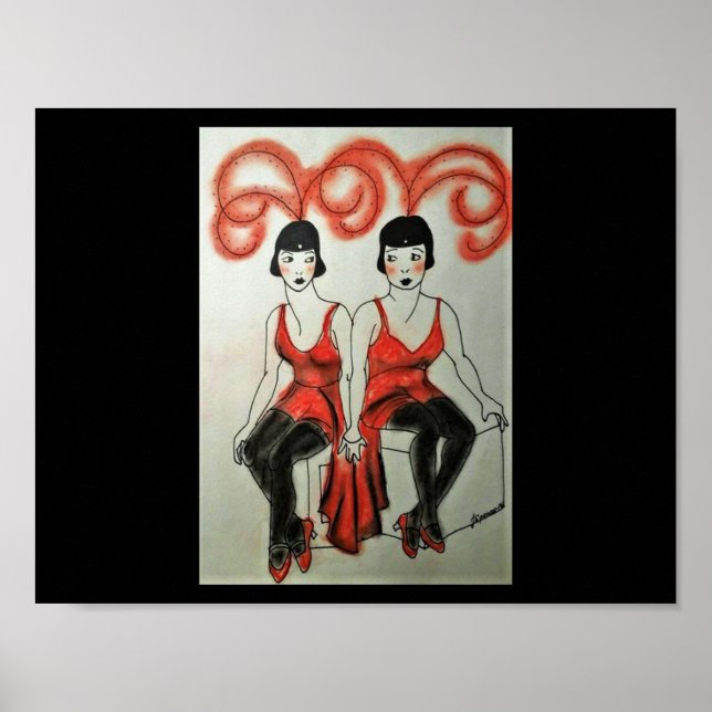 Jazz Dancers of the Roaring '20s! Poster (Vorne)