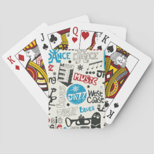 Jazz Doodle: Eklektische Musikmischung Spielkarten