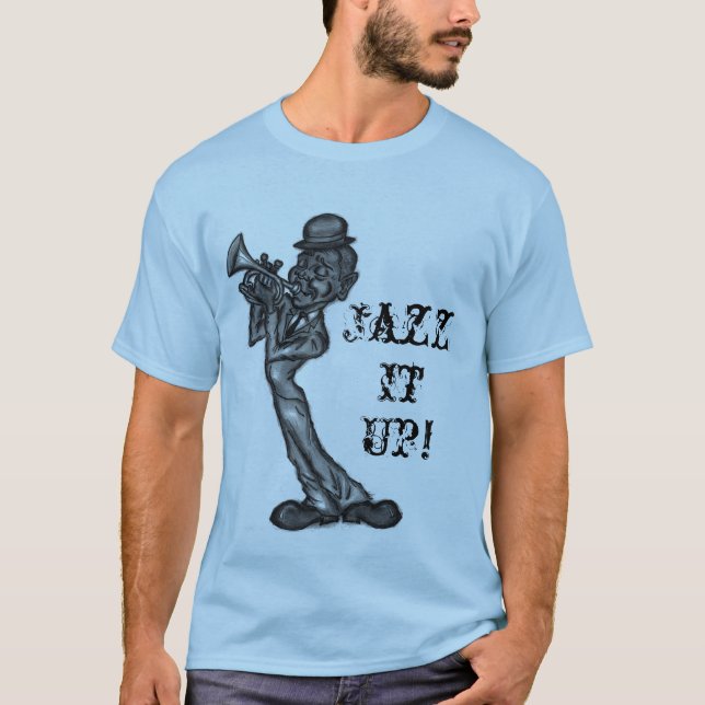 Jazz es oben T-Shirt (Vorderseite)
