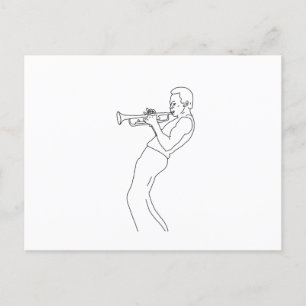 Jazz Feiertagspostkarte
