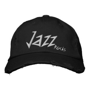 Jazz-Felsen Bestickte Baseballkappe