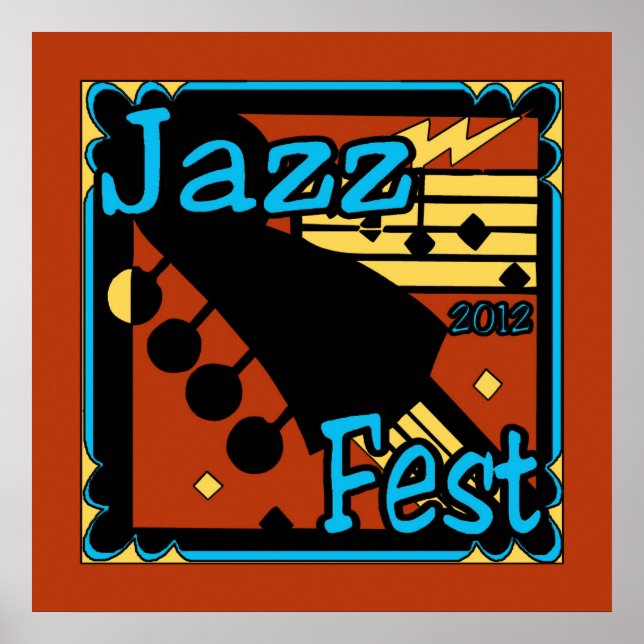 Jazz Fest Guitar 2012 Poster (Vorne)