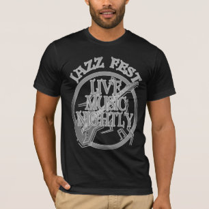 Jazz fest Live Music Grau T-Shirt