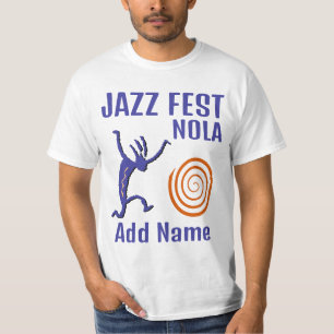 Jazz Fest personalisiert Spiral T-Shirt
