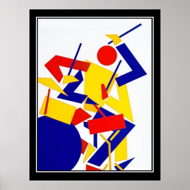 Jazz Festival Moon and Stars Poster (Vorne)