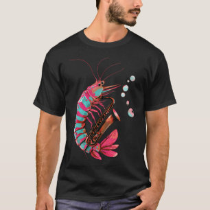 Jazz-Garnele – Unterwasser-Saxophon Solo T-Shirt