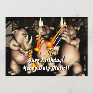 Jazz-Geburtstagsaufenthalt Einladung