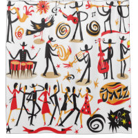 Jazz Icons Set: Abgeschiedener Hintergrund