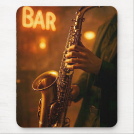 Jazz in Bar-Lichter Mousepad