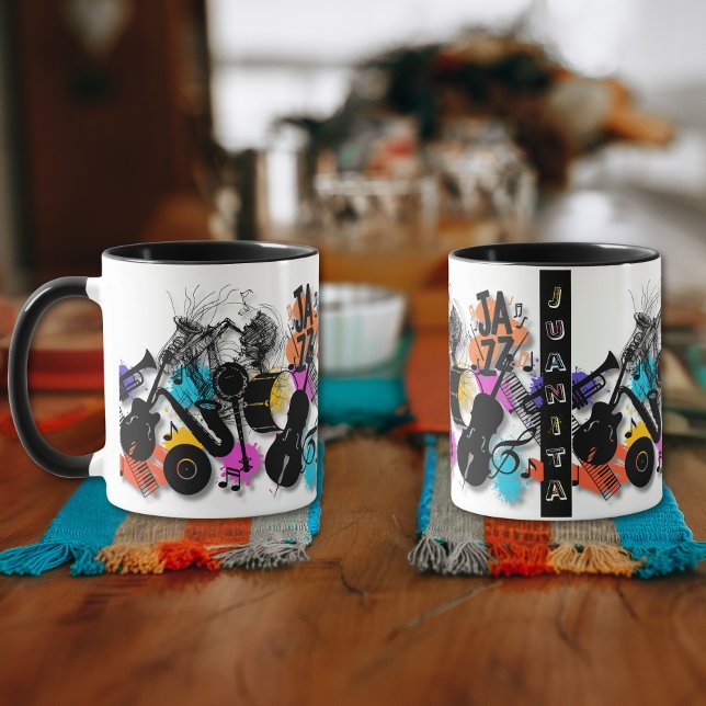 Jazz in Motion Abstrakte Tasse (Von Creator hochgeladen)