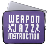Jazz Instruction Custom Laptop Ärmel