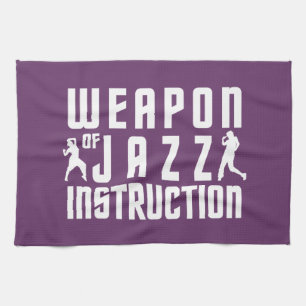 Jazz Instruction personnalisé couleur serviette à