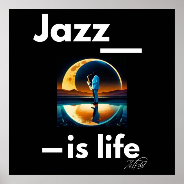 Jazz ist das Liveplakat Poster (Vorne)