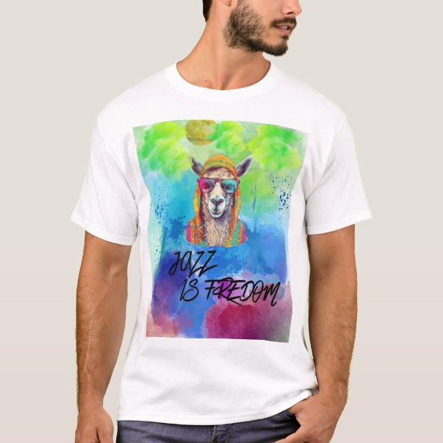 Jazz ist Freiheit T-Shirt (Vorderseite)