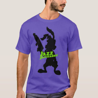 Jazz Jackrabbit Umriss Silhouette T-Shirt