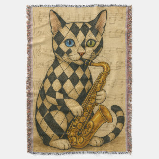 Jazz-Katze Decke
