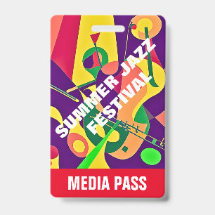 JAZZ KORPORATIVE MEDIEN I.D. EVENTPASS AUSWEIS
