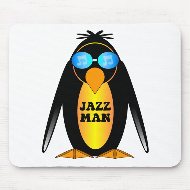 Jazz-Mann Mousepad (Vorne)