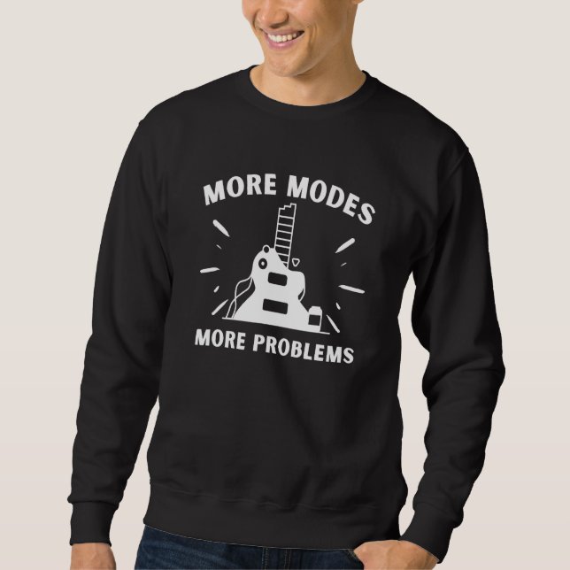Jazz Music and Jazz Guitar - Chruch Modes Sweatshirt (Vorderseite)