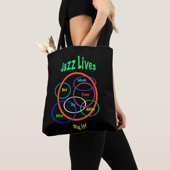 Jazz Music Lives Tote Bag Tasche (Von Nahem)