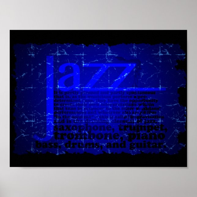 Jazz Music Poster (Vorne)