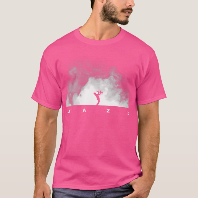 Jazz Music Saxophon T-Shirt (Vorderseite)