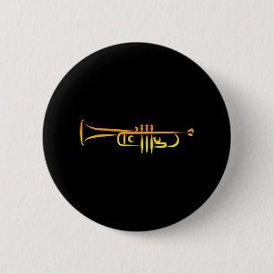 Jazz Music Trumpeter Musician Trumpet Button