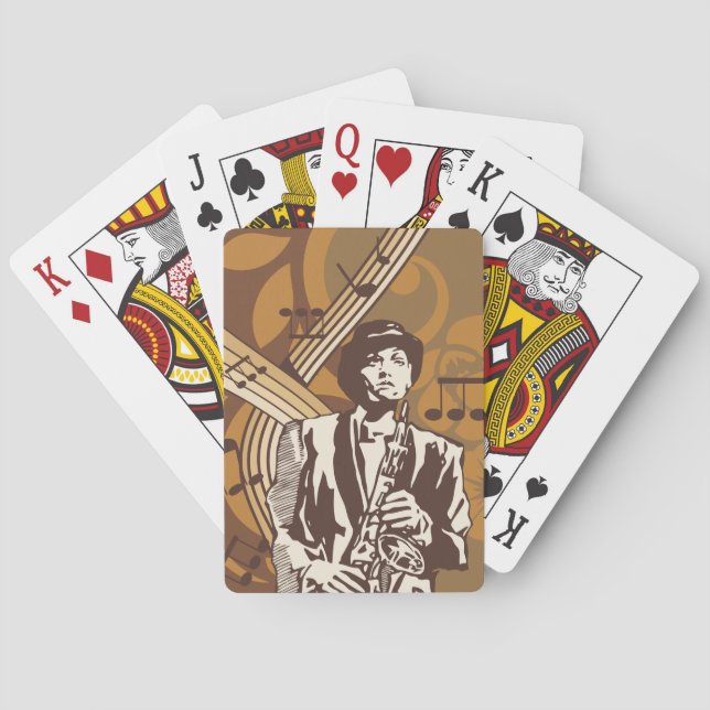 Jazz Musician Spielkarten (Rückseite)