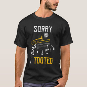 Jazz Musician Trombonist Marching Band Trombone T-Shirt