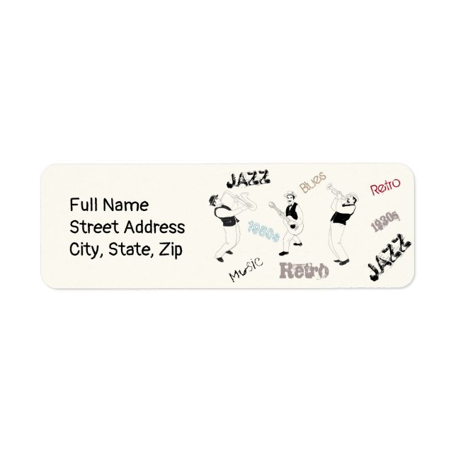 Jazz Musicians Retro Music Blues Vintag ART (Vorne)