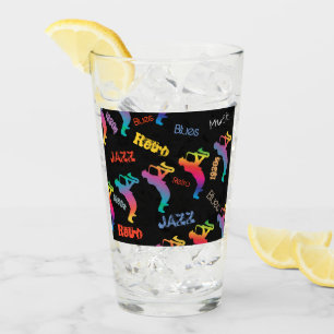 Jazz Musicians Retro Music POP ART Glas
