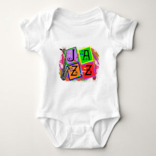 Jazz-Musikfreund-Geschenke Baby Strampler