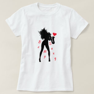 Jazz Musique Saxophone Lecteur Femme Drôle T-Shirt