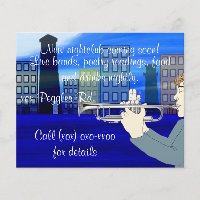 Jazz Nightclub Flyer (Vorne)