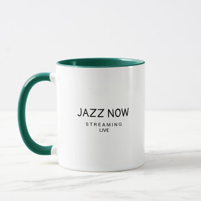 Jazz Now Musique Café Mug (Gauche)