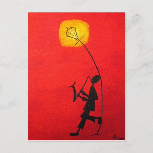 Jazz Postkarte (Vorderseite)