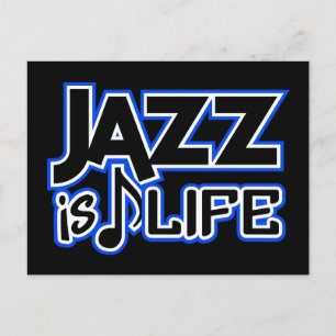 Jazz Postkarte