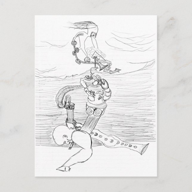 Jazz Postkarte (Vorderseite)