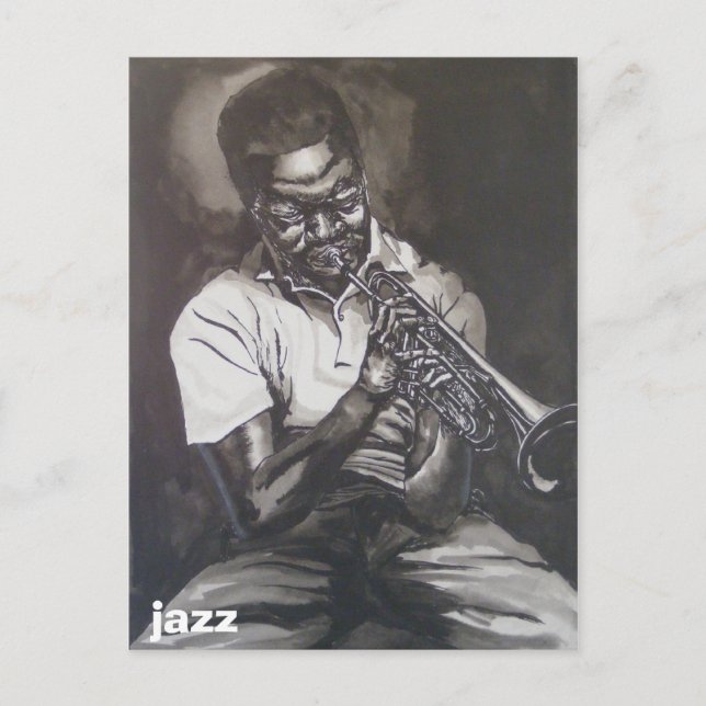 Jazz Postkarte (Vorderseite)